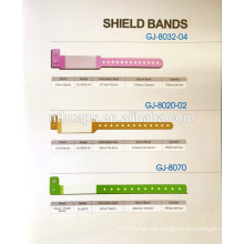 hospital disposable identification tape shield bands patinet name card